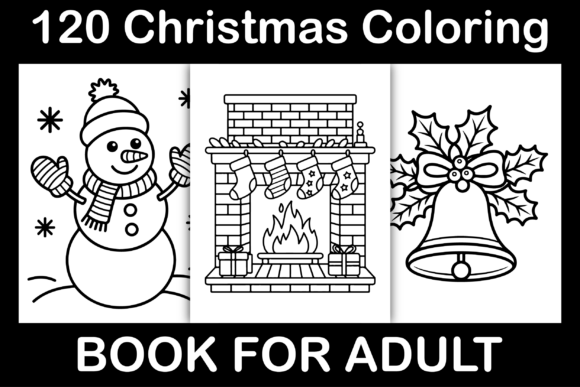 120 Christmas Coloring Pages: Graphics & Coloring Pages