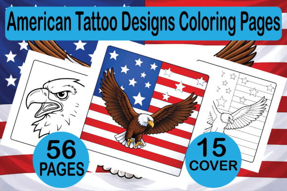 American Tattoo Designs Coloring Pages