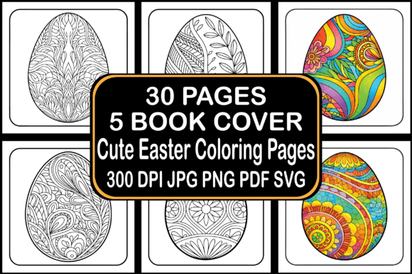 Cute Easter Coloring Pages