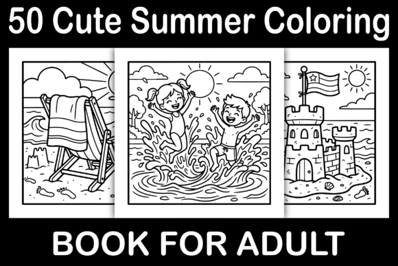 Cute Summer Coloring Pages Graphics