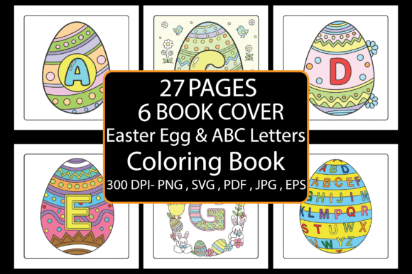 Easter Egg ABC Letters Coloring Book